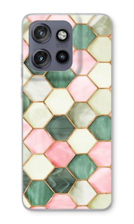 Hexagons in stained glass