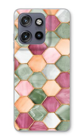 Hexagons in stained glass