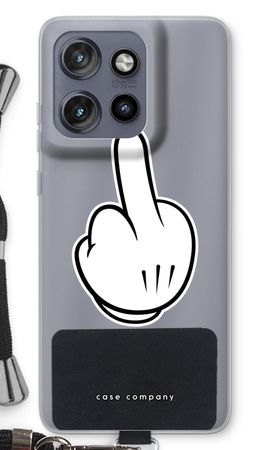 Mittelfinger weiß