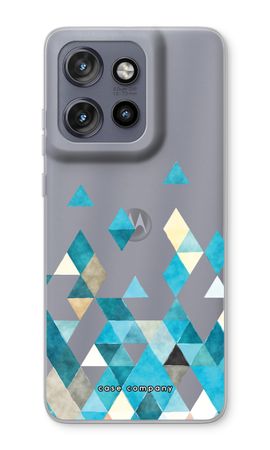 Coloured triangles blue