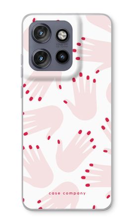 Hands pink