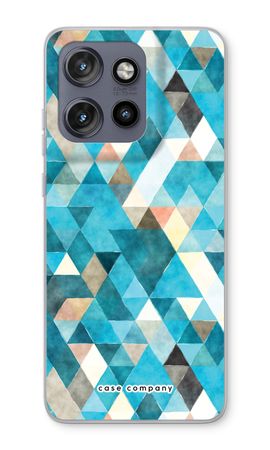 Coloured triangles blue