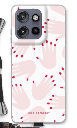 Hands pink