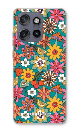 Retro Flowers N°2 - Blue