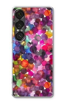 Puntos de acuarela superpuestos