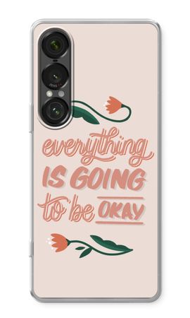 Optimistic flower girl