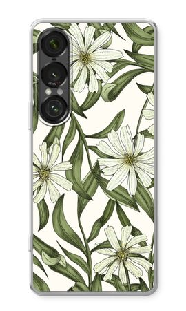 White flower pattern