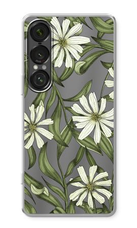 White flower pattern