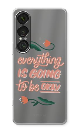 Optimistic flower girl