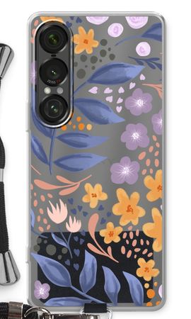 Flowers with blue leaves