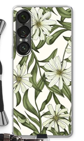 White flower pattern