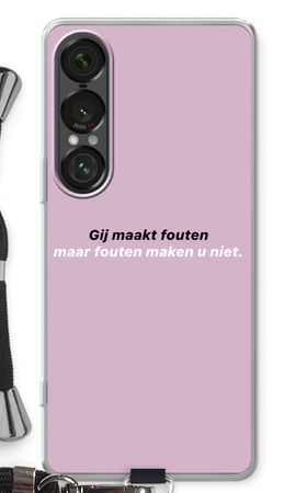 Fouten maken u niet