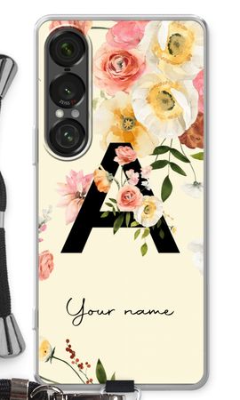 Flirty Flowers Monogram