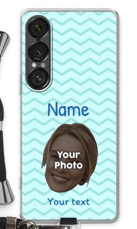Personalized Face - Stripes Pattern