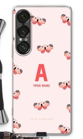 Rosy Butterflies Monogram