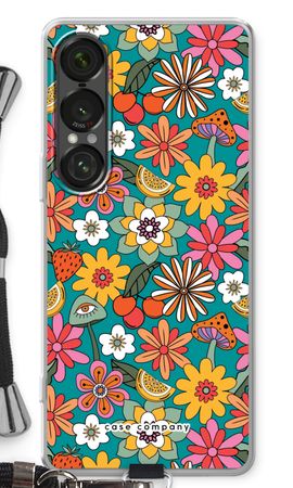 Retro Flowers N°2 - Blue