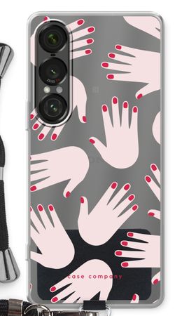 Hands pink