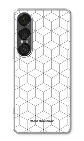 Cubes black and white