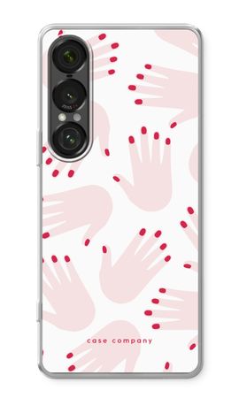 Hands pink