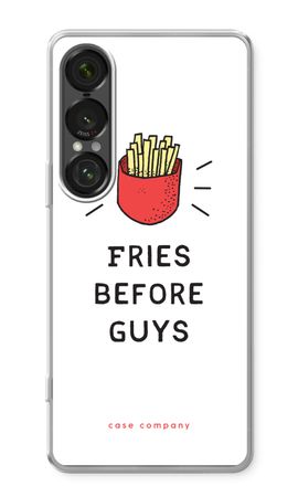 Fries before guys