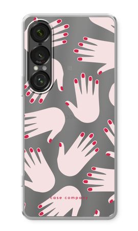 Hands pink