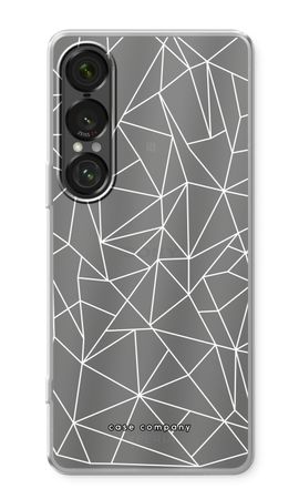 Geometric lines white