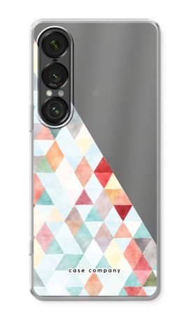 Coloured triangles pastel