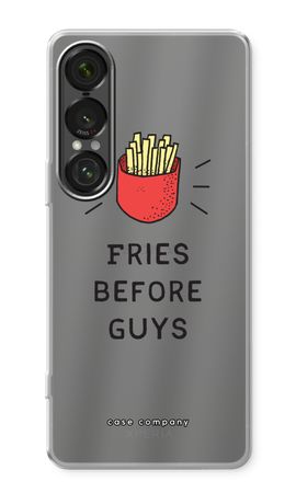 Fries before guys