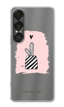 Black and white cactus
