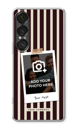 Polaroid - Retro, Sony Xperia 1 VII soft hoesje