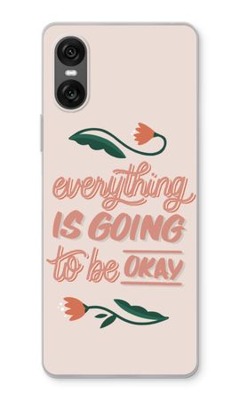 Optimistic flower girl