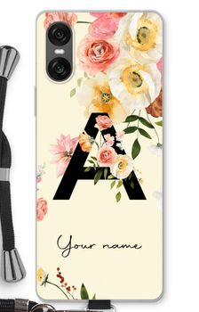 Flirty Flowers Monogram