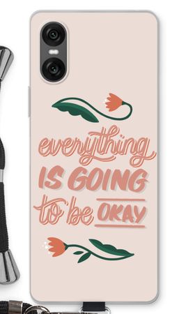 Optimistic flower girl