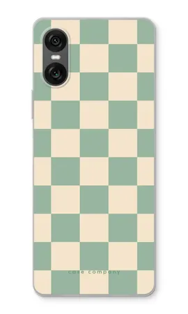 Checkered Mint, Sony Xperia 10 VI weiche Hülle