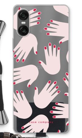 Hands pink