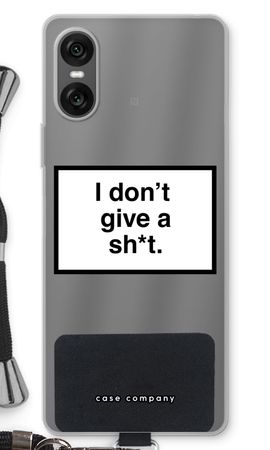 Don't give a shit