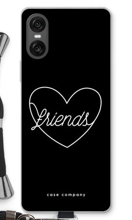 Friends heart black