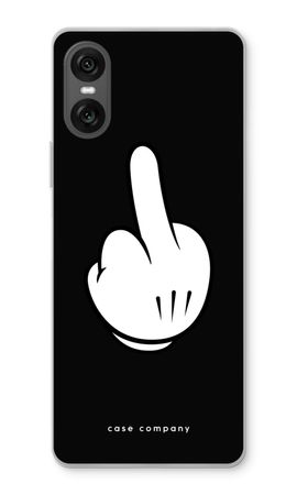 Middle finger black