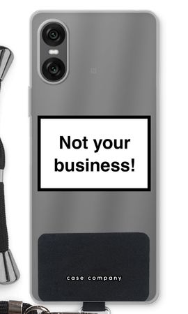 Not your business