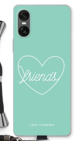 Friends heart pastel