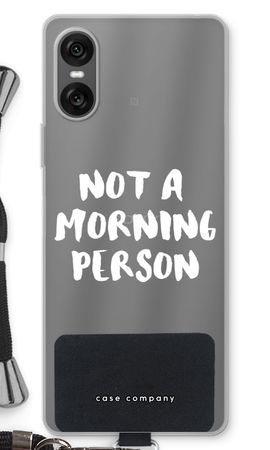 Morning person