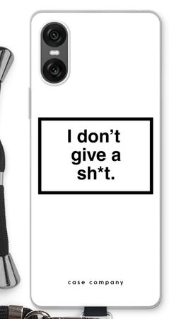 Don't give a shit