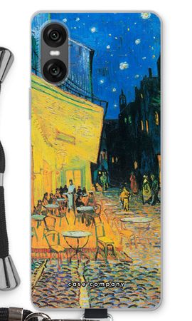 Caféterrassen på kvällen