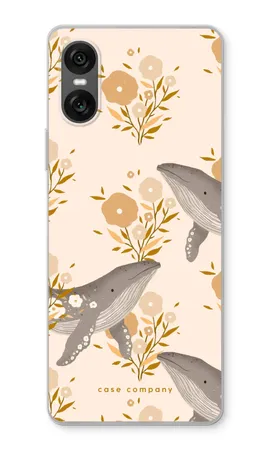 Floral Whales, Mehki ovitek Sony Xperia 10 VI