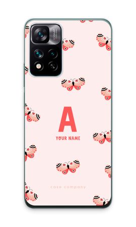 Rosy Butterflies Monogram