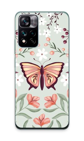 Butterfly in a floral world