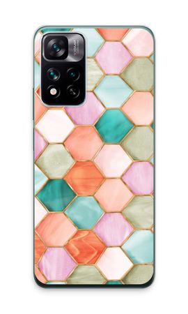 Hexagons in stained glass