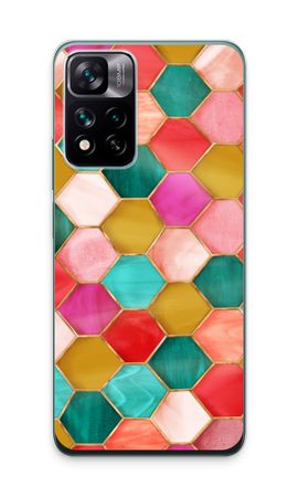 Hexagons in stained glass