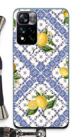 Blue tiles and lemons