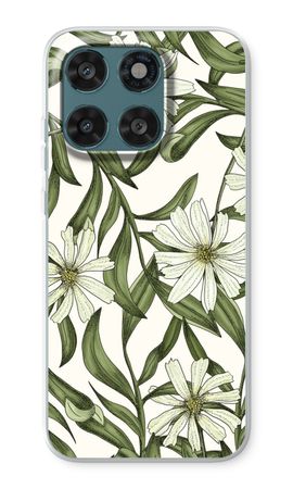 White flower pattern